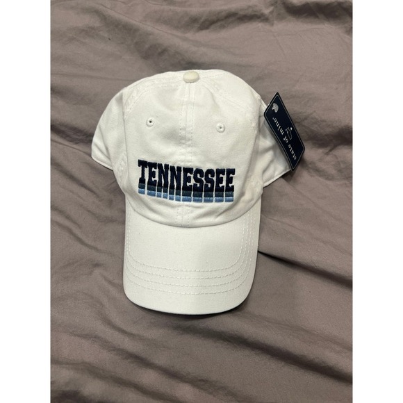 state of mine Accessories - State of Mine Tennessee hat NWT White Adjustable Strapback Retro chroma Relaxed